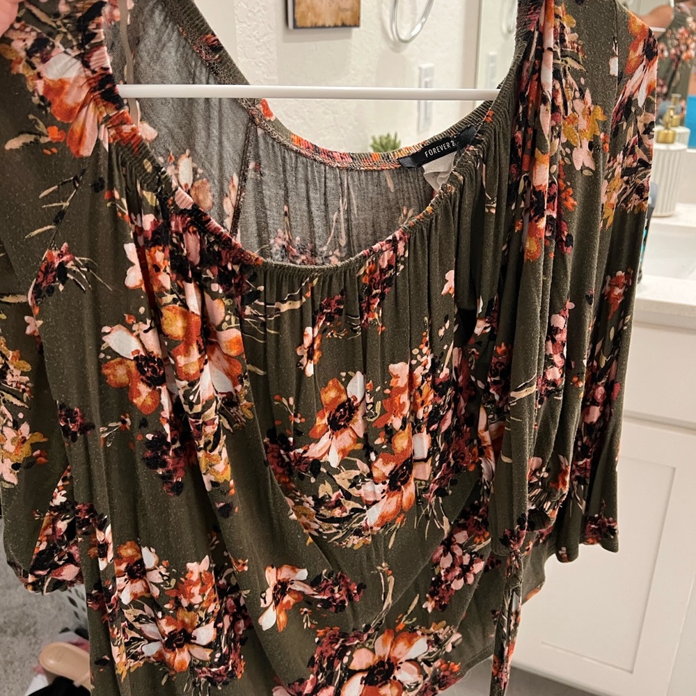 Forever 21 off shoulder shirt